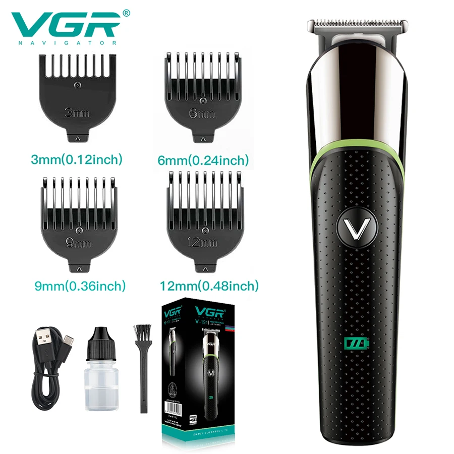 V-191 Hair Clipper Rechargeable Hair Trimmer Cordless Hair Cutting Machine - £22.19 GBP+