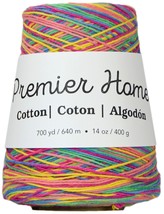 Premier Yarns Home Cotton Yarn - Multi Cone-Rainbow (Pack of 1) - $1,052.52 MXN