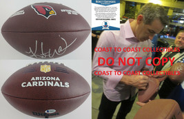 Kurt Warner autographed Arizona Cardinals logo football exact Proof Becket COA - £180.99 GBP