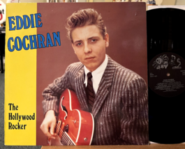 Eddie Cochran The Hollywood Rocker Vinyl LP NM Import Sunjay SJLP 571 Sweden - £15.70 GBP