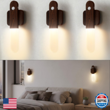 Battery Operated Motion Sensor Wall Sconces Set of 3, Motion Sensor Wall... - $49.39
