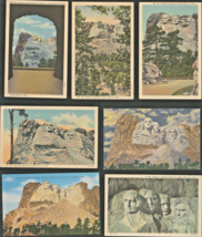 Mount Rushmore Nazionale Commemorativo South Dakota ~ Lotto Di 7 Postcards - £13.32 GBP