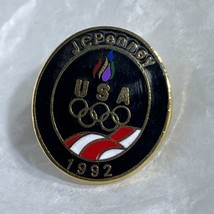 JC Penney 1992 Barcelona Spain USA Olympics Logo Olympic Games Lapel Hat Pin - £4.68 GBP