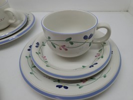 Allegro Stoneware Hearthside Place Setting 3 piece teacup tea set - $9.95