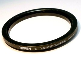 67mm to 62mm step down adapter ring for lens filter threaded double made in USA - £15.15 GBP