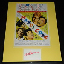Pat Boone Signed Framed 16x20 Mardi Gras Poster Display - £77.66 GBP