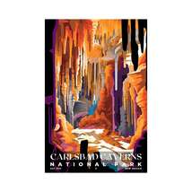Carlsbad Caverns National Park Poster | S05 - £25.87 GBP+