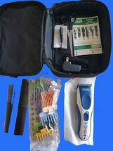Wahl Color Pro Cordless 09649P Hair Clipper/Trimmer Blue &amp; White Recharg... - $19.99