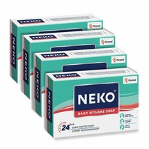 Neko Daily Hygiene Soap, 24 hours Germ Protection, 100g, (Pack of 4 Soap) - £13.69 GBP