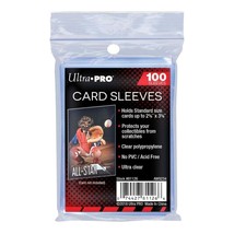 Ultra Pro 2.5 x 3.5 inch Trading Card Penny Soft Sleeves 100 Pack AW11739 - £4.88 GBP