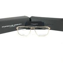 Porsche Design P8285 B Eyeglasses Frames Gray Gold Square Full Rim 56-14... - £104.31 GBP