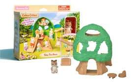 Calico Critters Baby Tree House with Luke Hazelnut Chipmunk New in Box - £11.87 GBP