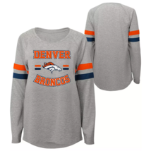 NFL Denver Broncos Girls&#39; XL Long Sleeve Fashion T-Shirt - $130.52 MXN