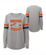 NFL Denver Broncos Girls&#39; XL Long Sleeve Fashion T-Shirt - $130.52 MXN