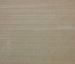 Pollack Chamfered Velvet Linen White Stripe Upholstery Fabric 4.1 Yard 54"W - $267.03