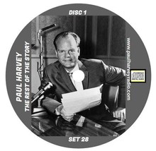 Paul Harvey (Set 28) The Rest of the Story 100 Episodes on 5 Audio CDs - $29.99