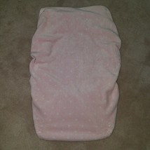 Circo Pink White Polka Dot Changing Pad Cover Thick Fleece SOFT - £7.87 GBP