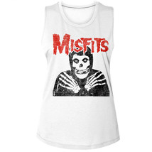 Misfits Fiend Collections Pt 2 Women&#39;s Tank Punk Rock Band Concert Tour Merch - £22.72 GBP+