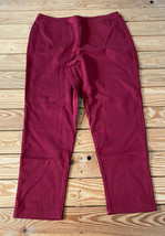 Joan rivers NWOT Women’s knit full length pants size PL red B3 - £13.88 GBP