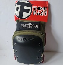 Adult Skate Pads Set NEW Think Fast Knee Pads Green Camo Comfortable Gel... - $368.13 MXN
