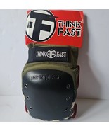 Adult Skate Pads Set NEW Think Fast Knee Pads Green Camo Comfortable Gel... - $368.13 MXN