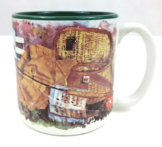 Vintage 1991 Potpourri Press Gone Fishing 3.5&quot; Coffee Cup Mug Rare - £5.34 GBP