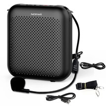 Portable Rechargeable Mini Voice Amplifier With Wired Microphone Headset &amp; Waist - £44.18 GBP