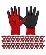 100 Pack Gardening Gloves Bulk for Men Women, Breathable Nitrile Rubber ... - $366.55 CAD