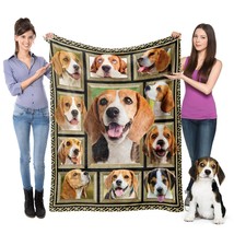 Beagle Blanket For Women Men, Beagle Gifts For Beagle Dog Lover, Super Soft Fuzz - $56.99