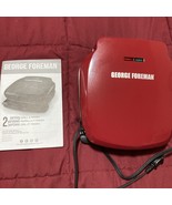 George Foreman GR320FRC Non Stick Copper Infused 2 Serving Grill &amp; Panini - $564.31 MXN