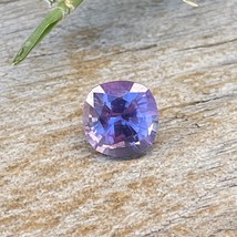 Natural Purple Sapphire | Square Cushion Cut | 5.25x5.25 mm | Loose Purple Gemst - £318.70 GBP