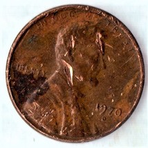 1970 D Lincoln Memorial Penny - Circulated - About Fair - $4.99