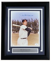 Joe DiMaggio Signed Framed 8x10 New York Yankees Photo JSA YY04902 - £307.46 GBP