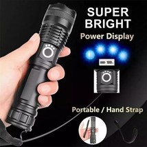 USB Rechargeable Powerful Waterproof Super Very Bright Flashlight - $14.73