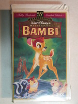 Walt Disney Bambi 55th Anniversary Fully Restored Ltd Edition Vhs Ntsc 9505 Oop - £3.12 GBP