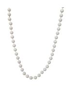 Vintage White Beaded Necklace Women’s Fashion Jewelry Retro Plastic Beads - $19.81
