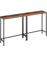 Hoobro 2 Pack Narrow Console Table, 29.5 Inches Entryway Table, Small Sofa - $87.93