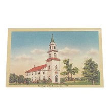 The Chapel At Fort Benning Georgia Infantry School Vintage Linen Postcard - £4.31 GBP