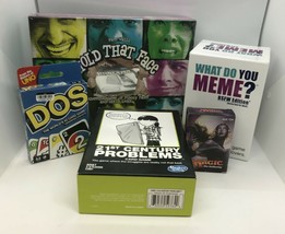 Lot of 5 Brand New/Gently Used Games - Including &quot;What Do You Meme?&#39; &amp; &quot;Dos&quot; - £24.11 GBP