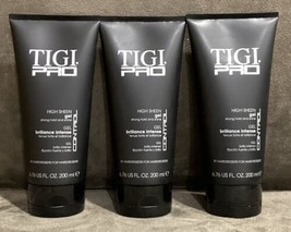 (3) PACK! TIGI PRO CONTROL HIGH SHEEN GEL STRONG HOLD AND SHINE HAIR GEL... - £118.19 GBP
