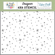 Echo Park Stencil 6&quot;X6&quot;-Sparkle Wherever You Go, Fairy Garden FG338033 - £12.40 GBP