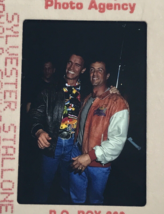 1992 Arnold Schwarzenegger Sylvester Stallone Celebrity Transparency Slide - £7.46 GBP