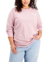 Rebellious One Womens Trendy Plus Size Manhattan Tennis Graphic Top, 3X - £27.42 GBP