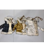 NEW 2023 Wondershop Hooded Ski Parka Puffer Coat Ornaments On Hangers Lo... - $398.60 MXN