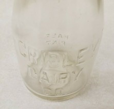 Vintage Half Pint Milk Bottle Gridley Dairy Co. - Milwaukee Wisconsin - £15.76 GBP