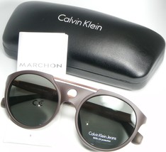 Calvin Klein Jeans CKJ487S 246 Brown /DARK Grey Lens Sunglasses 52-19-140(NOTES) - $87.33