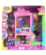 Mattel Barbie Extra 20 Piece Style Selector With Accessories &amp; Pet Age 3 Up - $913.70 MXN