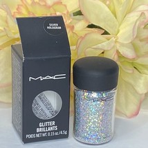 MAC SILVER HOLOGRAM Glitter Brilliants Pigment Full Size NIB eye shadow ... - $21.73