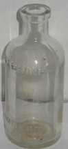 Vtg Listerine Lambert Pharmacy Company Glass Bottle Prop Vase Barn Dig Dump - $10.89