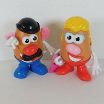Mr. &amp; Mrs. Potato Head Lot Of 2 Spuds With Assorted Accessories Playskool FLAW - £11.42 GBP